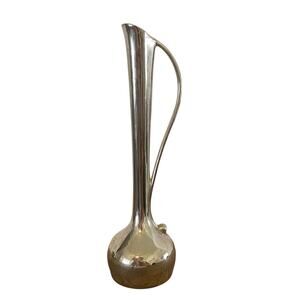 Vintage Davco Silver Ltd. Silver Single bud vase with handle *Flawed*